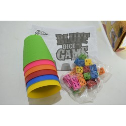 Bluff Dice Game Edition Grafix jeu de société jeux de dés dé a jouer poker d'as