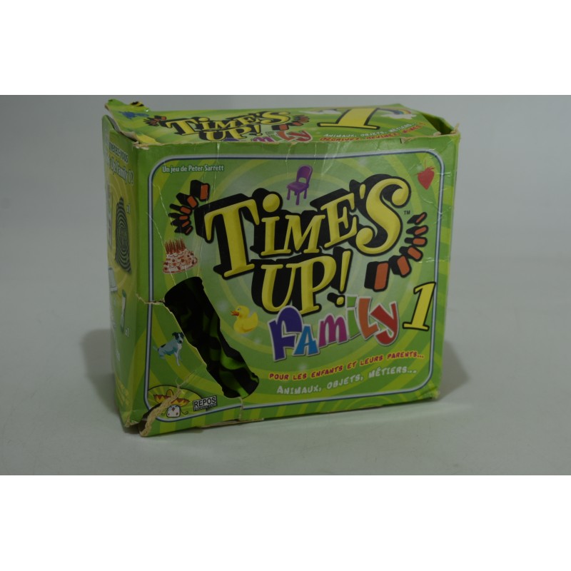 Time's Up Family 1 Repos Production Jeu De L Année Jeux De Société As D Or