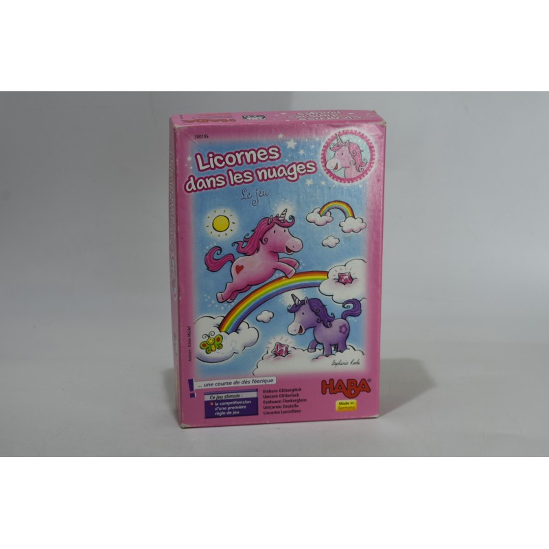 Licornes dans les nuages jeu de société Edition Haba jeux course féerique