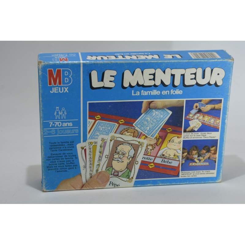 Le Menteur jeu de société Mb jeux vintage Hasbro la famille en folie