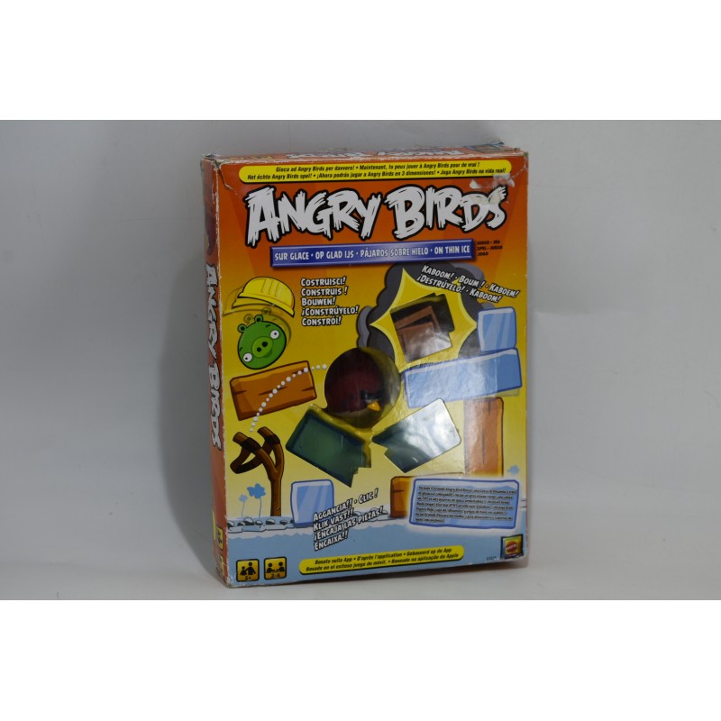 Angry Birds sur glace jeu cartes mattel jeux construction cible attaque