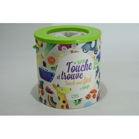 Touche Et Trouve + loto Edition Vilac jeu en bois jeux de société bingo touch and find