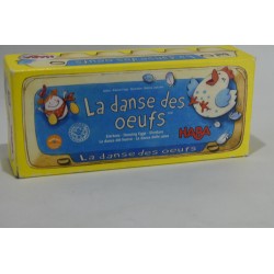 La danse des Oeufs Edition Haba jeux d'adresse jeu de société  poule oeuf sauteur