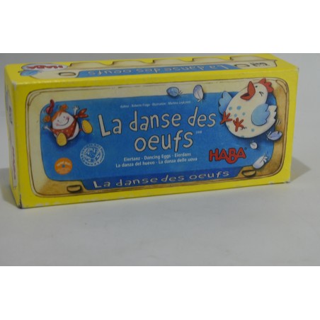 La danse des Oeufs Edition Haba jeux d'adresse jeu de société  poule oeuf sauteur