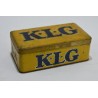 Boite Ancienne KLG k.l.g boite tole garage k l g