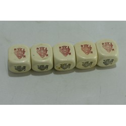 Poker d'as Coffret 5 dés cartes pokers jeu de dé paris casino jeux de société