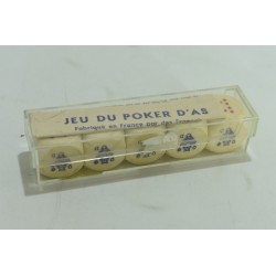Poker d'as Coffret 5 dés cartes pokers  paris jeu de dé casino jeux de société