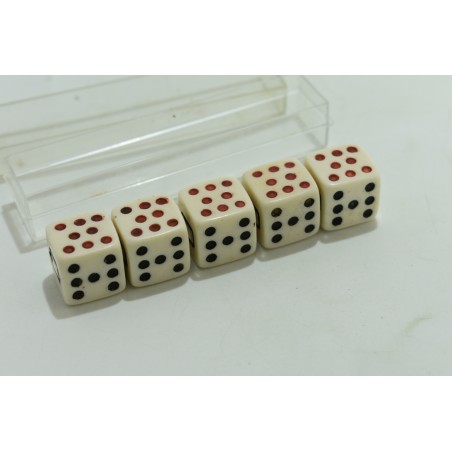 Poker d'as Coffret 5 dés pokers cartes paris jeu de dé casino jeux de société