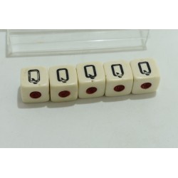 Poker d'as Coffret 5 dés pokers cartes paris jeu de dé casino jeux de société