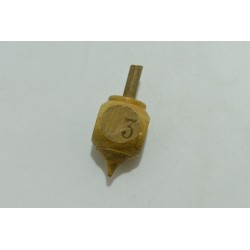 Dé toupi de comptoir ancien jeux nouveaux reunis toton dés numéroté