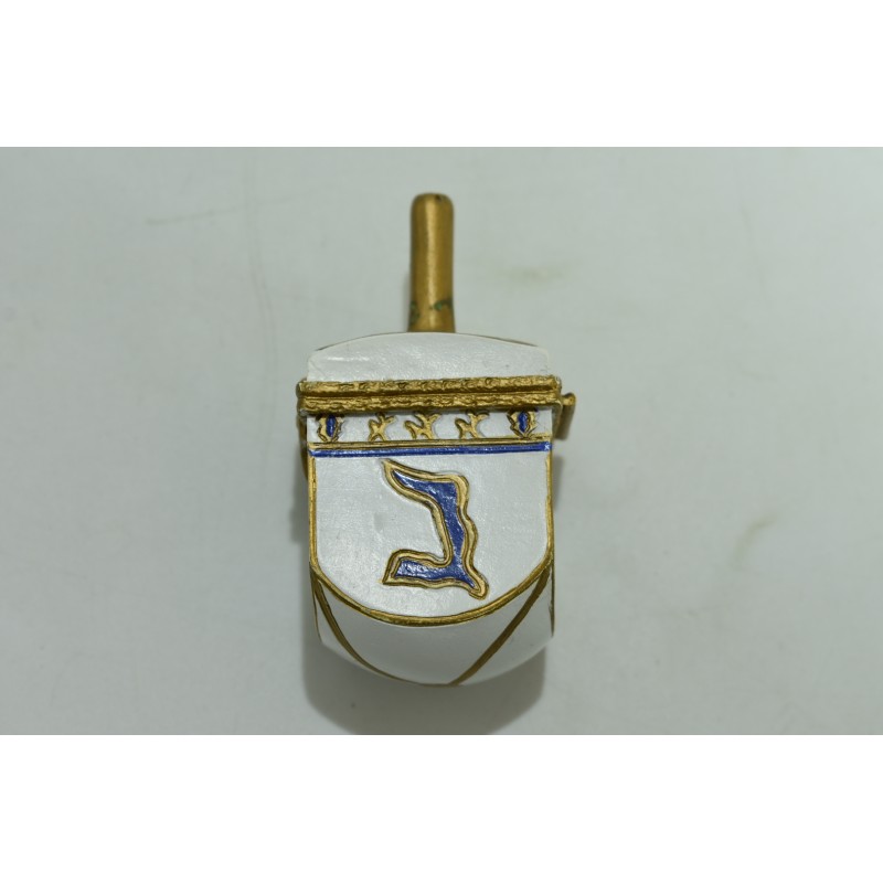 Toupie Peint main Hanukkah Dreidl sevivon dreidel judaic spin