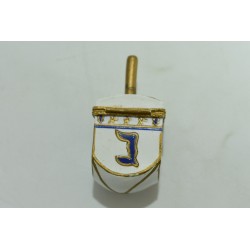 Toupie Peint main Hanukkah Dreidl sevivon dreidel judaic spin