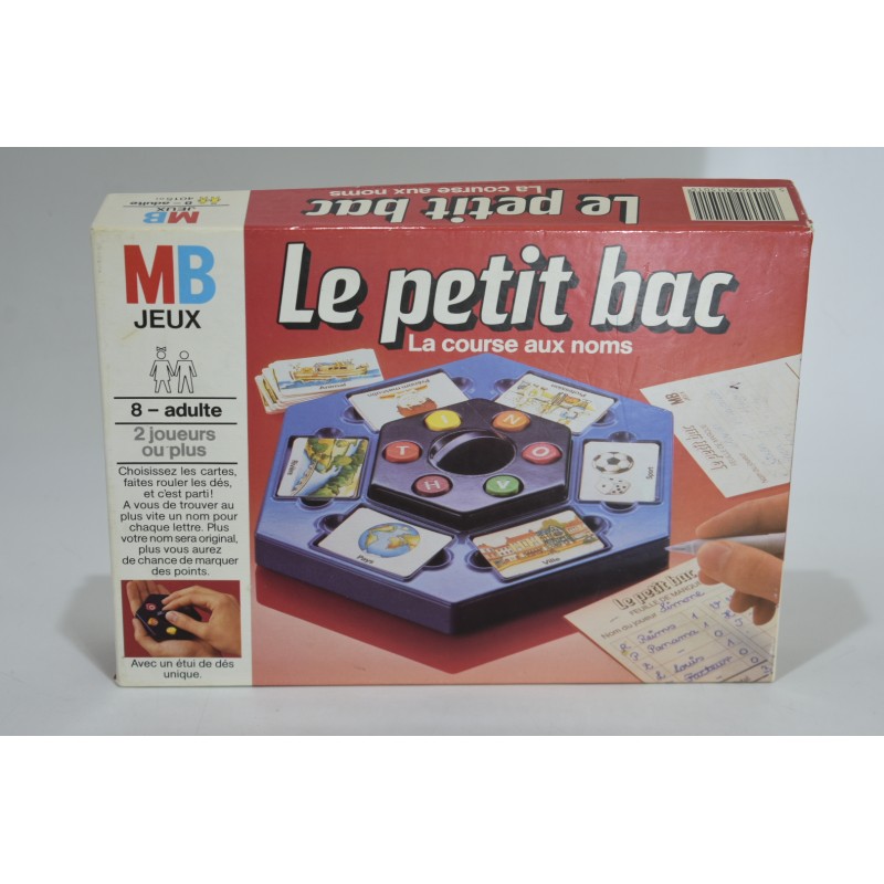 Le petit bac Edition Mb  jeu vintage Jeux de société la course aux mots