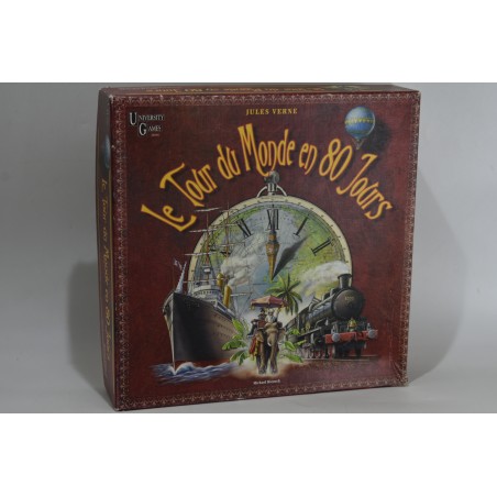 Le tour du monde en 80 jours Edition University Games jeu de société jeux jules verne voyage