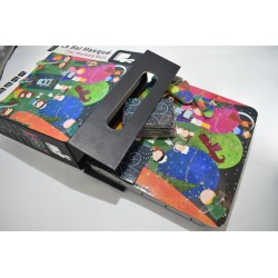 Le bal Masqué Edition Janod jeu de société jeux mallette aimant le loup jura toys