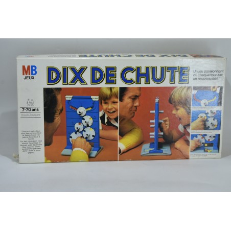 Dix de Chute Mb Jeux Edition 1970 vintage jeu de société retro