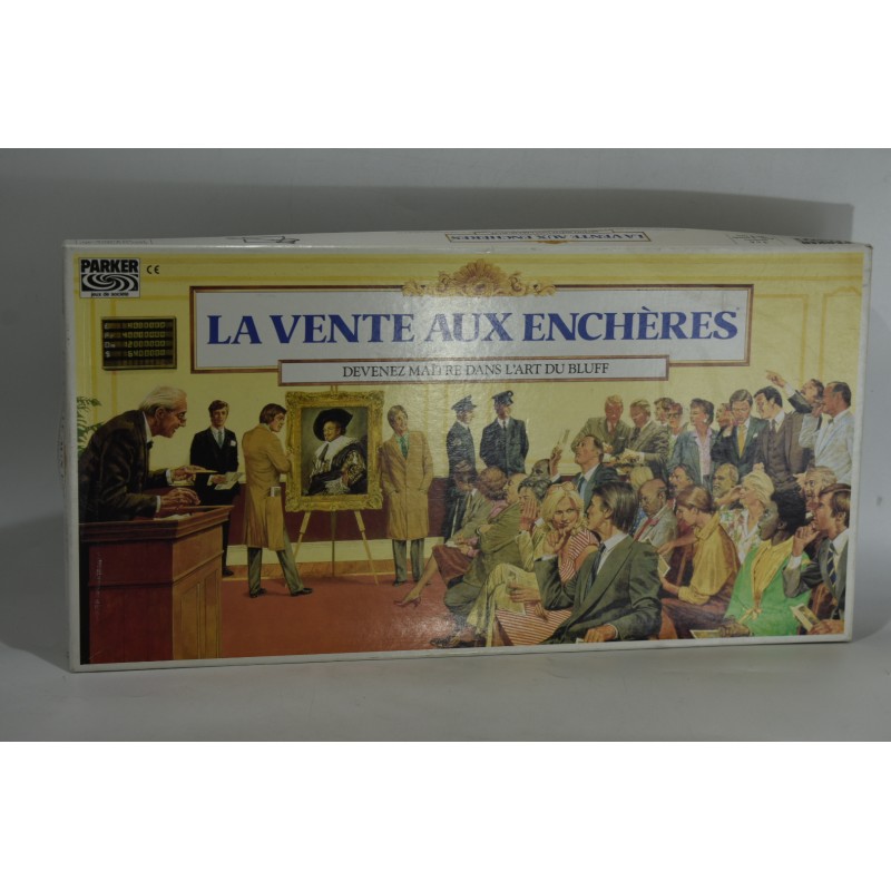La vente aux enchères jeu de société parker jeux art bluff affaires