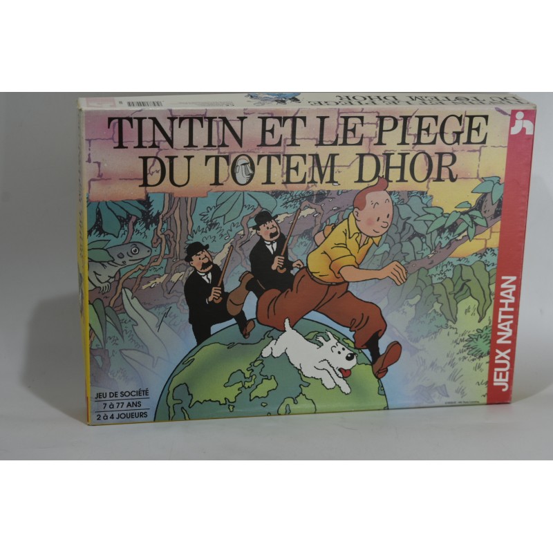 Tintin et le Piège du Totem Dhor Jeu de Société Nathan 1991 Jeux Hergé