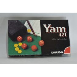 Yam 421 Edition Dujardin jeu de société jeux yams yahtzee piste dé mises