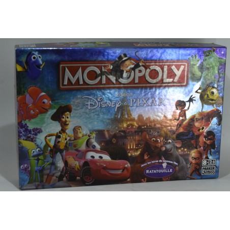 Monopoly Edition Disney Pixar Jeu de société Parker Hasbro ratatouille 2007 jeux