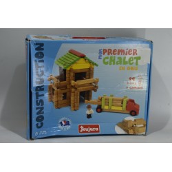 Mon Premier Chalet 94 pièces bois Jeu Jura jeu de construction France bois jeujura camion maison kapla