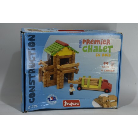 Mon Premier Chalet 94 pièces bois Jeu Jura jeu de construction France bois jeujura camion maison kapla