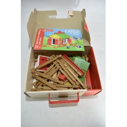 Mon chalet en bois jeu jura 70 pièces construction jeujura jeux kapla