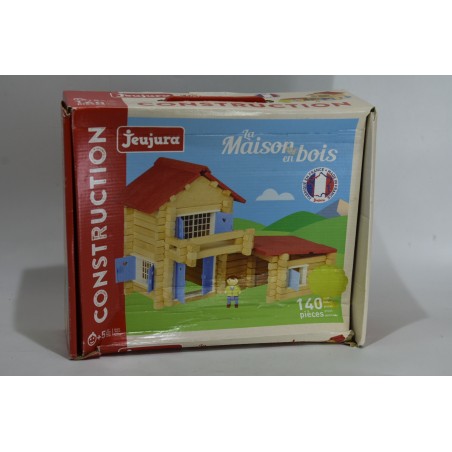 JeuJura La maison en bois jeu construction 140 pieces jeu jura jeux