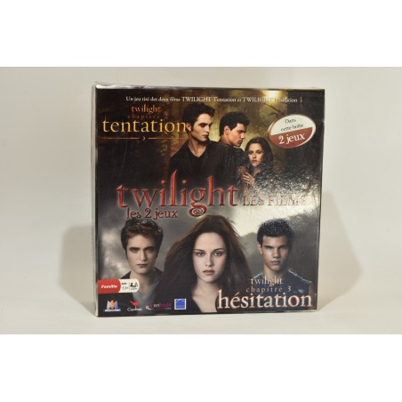 Twilight les 2 films les 2 jeux Tentation Hesitation jeu de société Cardinal