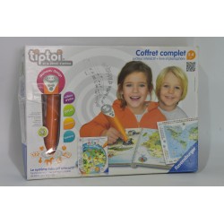Tiptoi Coffret Complet lecteur interactif + livre Edition Ravensburger jeu électronique Tip toi mon premier atlas jeux