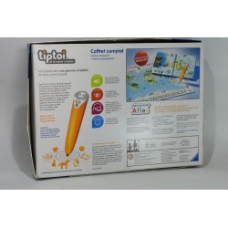 Tiptoi Coffret Complet lecteur interactif + livre Edition Ravensburger jeu électronique Tip toi mon premier atlas jeux