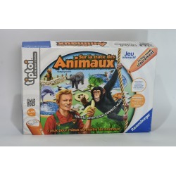 Tiptoi Sur la trace des animaux Edition Ravensburger jeu électronique jeux de société interactif plateau oid lecteur