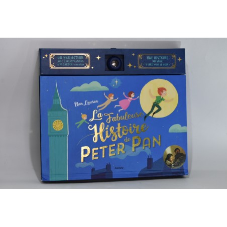 Livre Projecteur lumineux plafond La fabuleuse Histoire De Peter Pan Edition Auzou