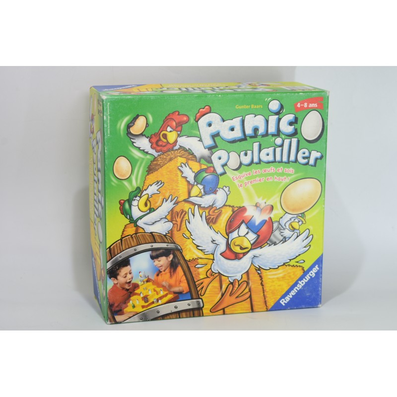 Panic poulailler 3D Edition Ravensburger jeu de société jeux ferme oeufs poule escalade labyrinthe