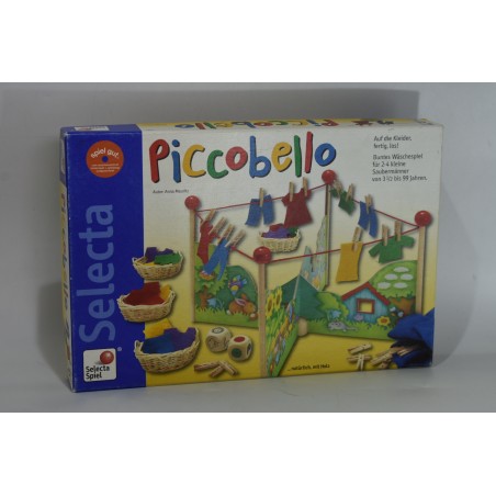 Piccobello Edition Selecta Spiel jeu de société jeux Vêtements panier Etendage
