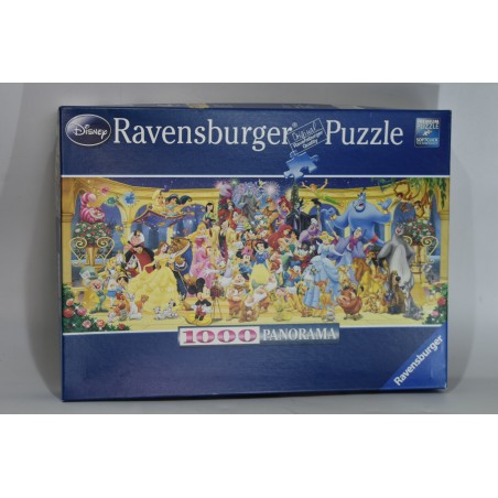 Disney Ravensburger Puzzle 1000 preminum Panorama 98 x 37 Photo de groupe Puzzles casse tete