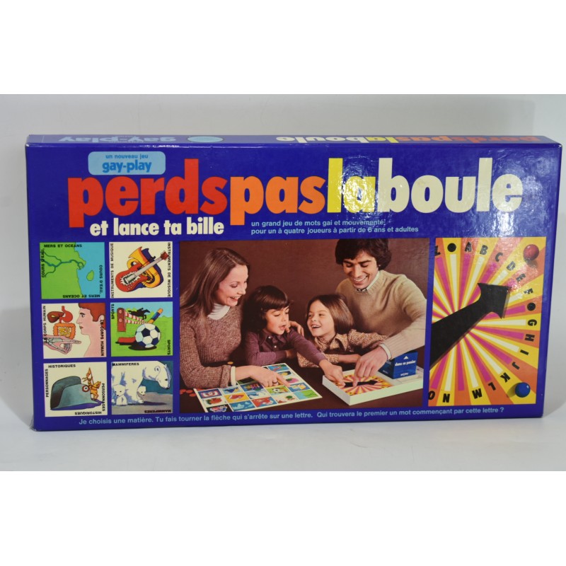 Perds pas la boule Et lance ta bille ! Edition Gay Play jeu de société jeux retro famille