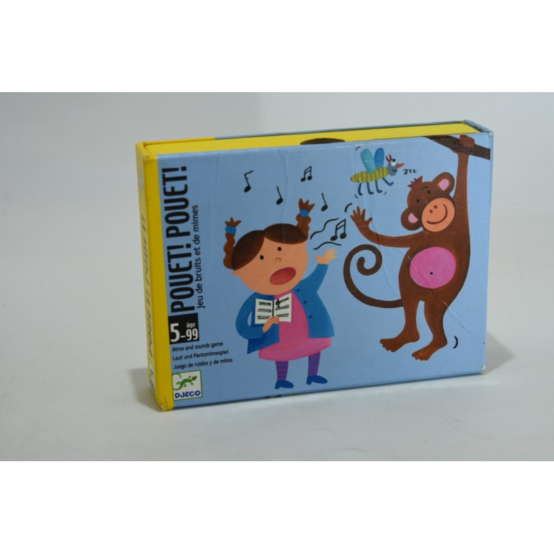 Pouet ! Pouet ! Edition Djeco jeu de bruits et de mimes jeux de société famille
