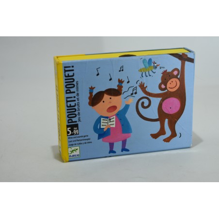Pouet ! Pouet ! Edition Djeco jeu de bruits et de mimes jeux de société famille