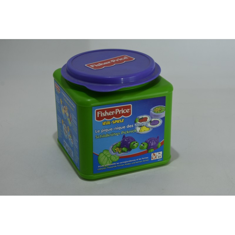 Fisher Price 1997 Le pique nique des tortues jeux spiele jeu de société légumes fruits picnic game