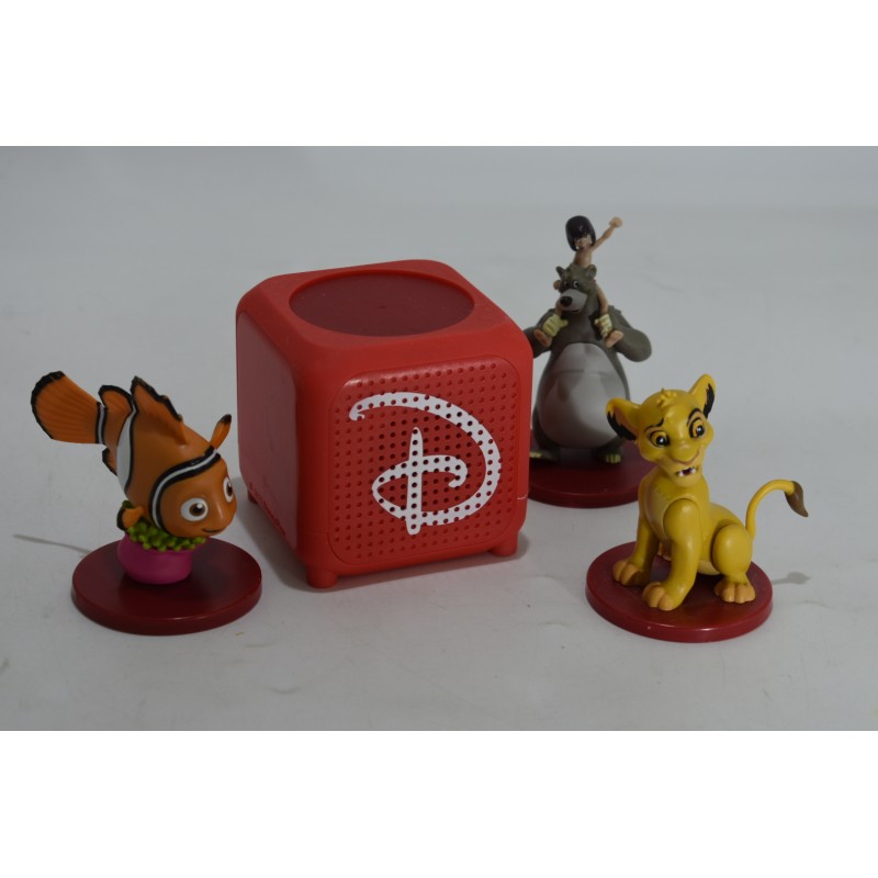 Lot de 3 Disney Enceintes Audio Contes le livre de la jungle le roi lion némo altaya haut parleur histoire