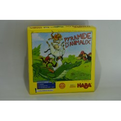 Pyramide D'animaux Edition Haba Bois jeu de société jeux de cartes a jouer crocodile