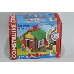 Jeujura La Maison Forestiere en bois construire coffret 69 pieces jeu jura construction kapla