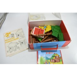 Jeujura La Maison Forestiere en bois construire coffret 69 pieces jeu jura construction kapla