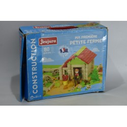 Ma premiere Petite Ferme en Bois JeuJura construction 80 pieces jeu jura construire kapla animaux maison