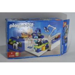 Playmobil 4346 Clinique Veterinaire Radiologie Dinosaure jurassik park jeu personnage jeux