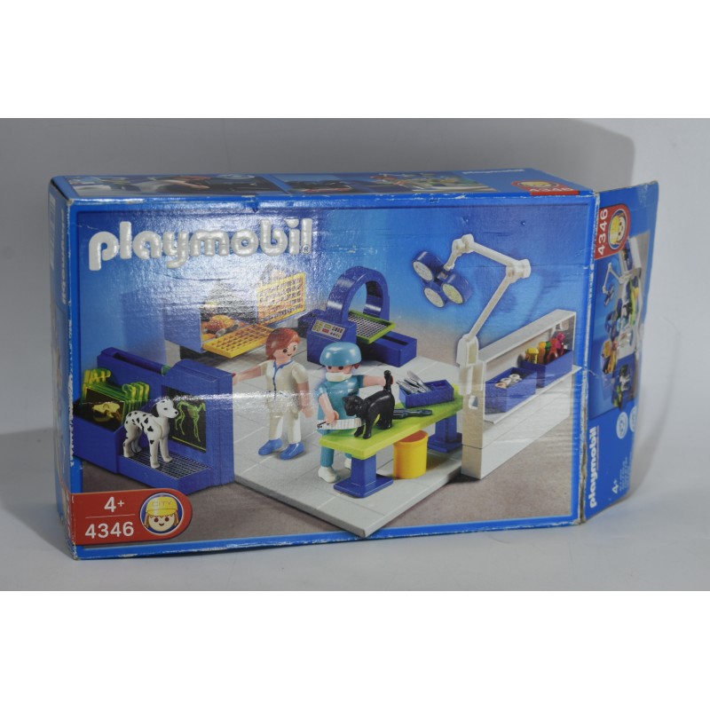 Playmobil 4346 Clinique Veterinaire Radiologie Dinosaure jurassik park jeu personnage jeux