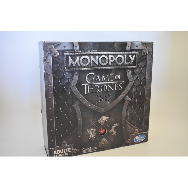 Monopoly Game of Thrones Hbo Edition de luxe électronique hasbro gaming parker jeux de société jeu