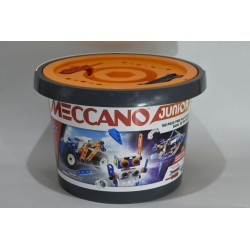 Meccano Junior Baril 150 pièces bucket 20106 play jouet mecano miro outil spin master plusieurs modeles jeu jouet construction