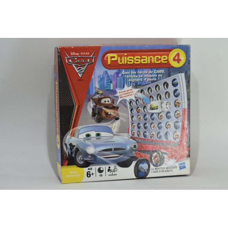 Puissance 4 Edition Disney Pixar Cars 2 jeu de société jeux p4 parker hasbro
